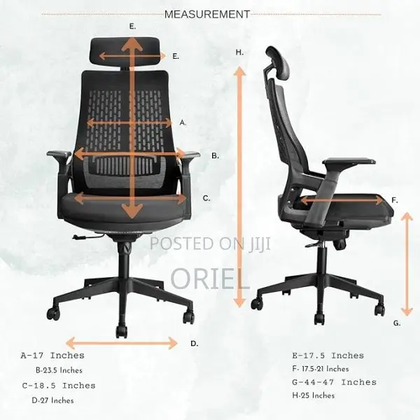 Office Chair : Executive Orthopedic Office Seat