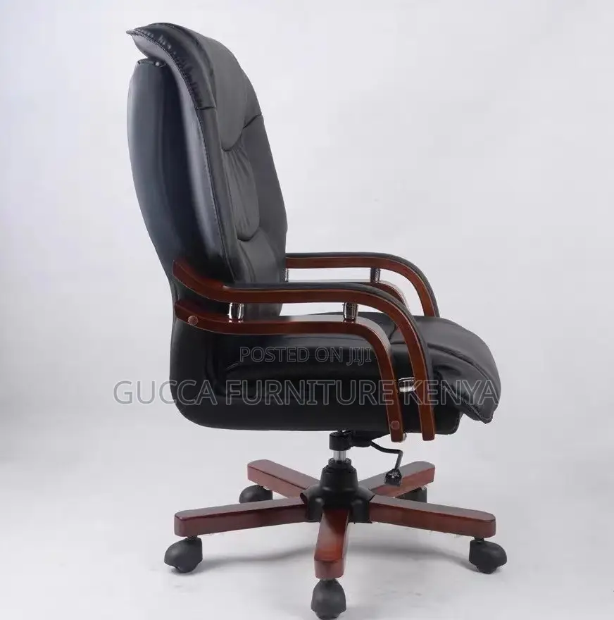 Manager's Executive Leather Upholstered Desk Chair