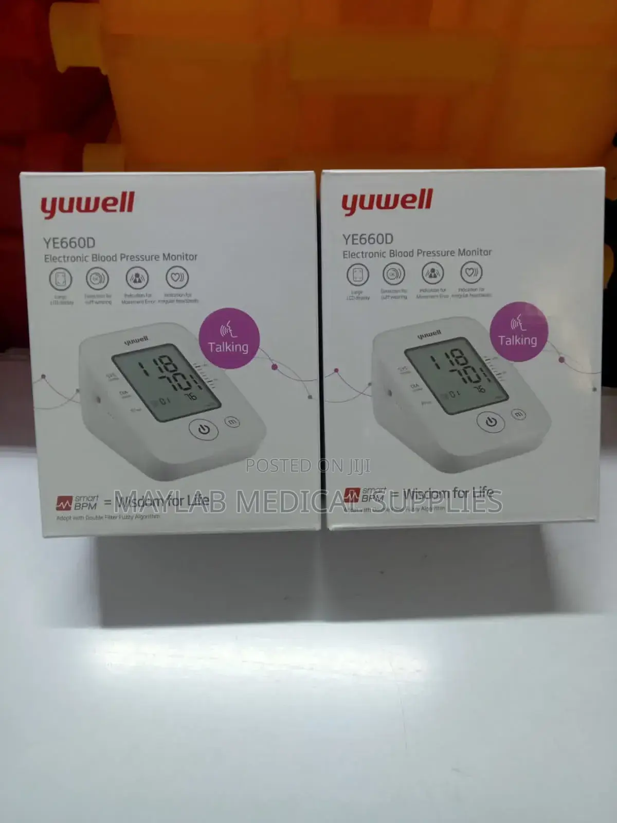 Yuwell Digital Blood Pressure Monitor – Automatic Upper Arm BP Machine