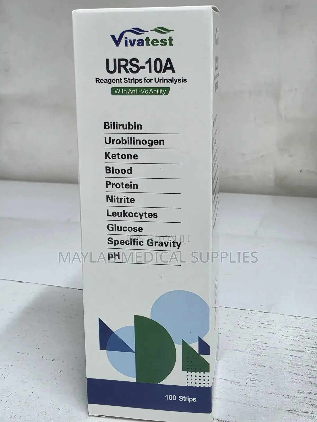 Urine 10 Parameter Test Strips | 10 in 1 Urinalysis Reagent Strips