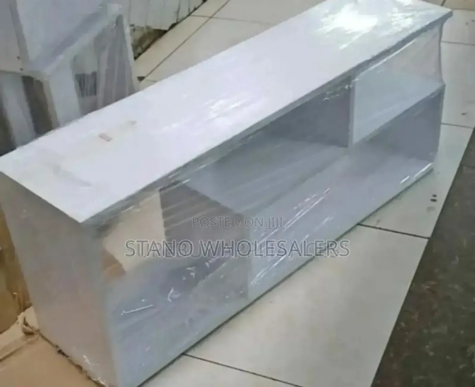 White Wooden 55inch Tv Stand. Brand New