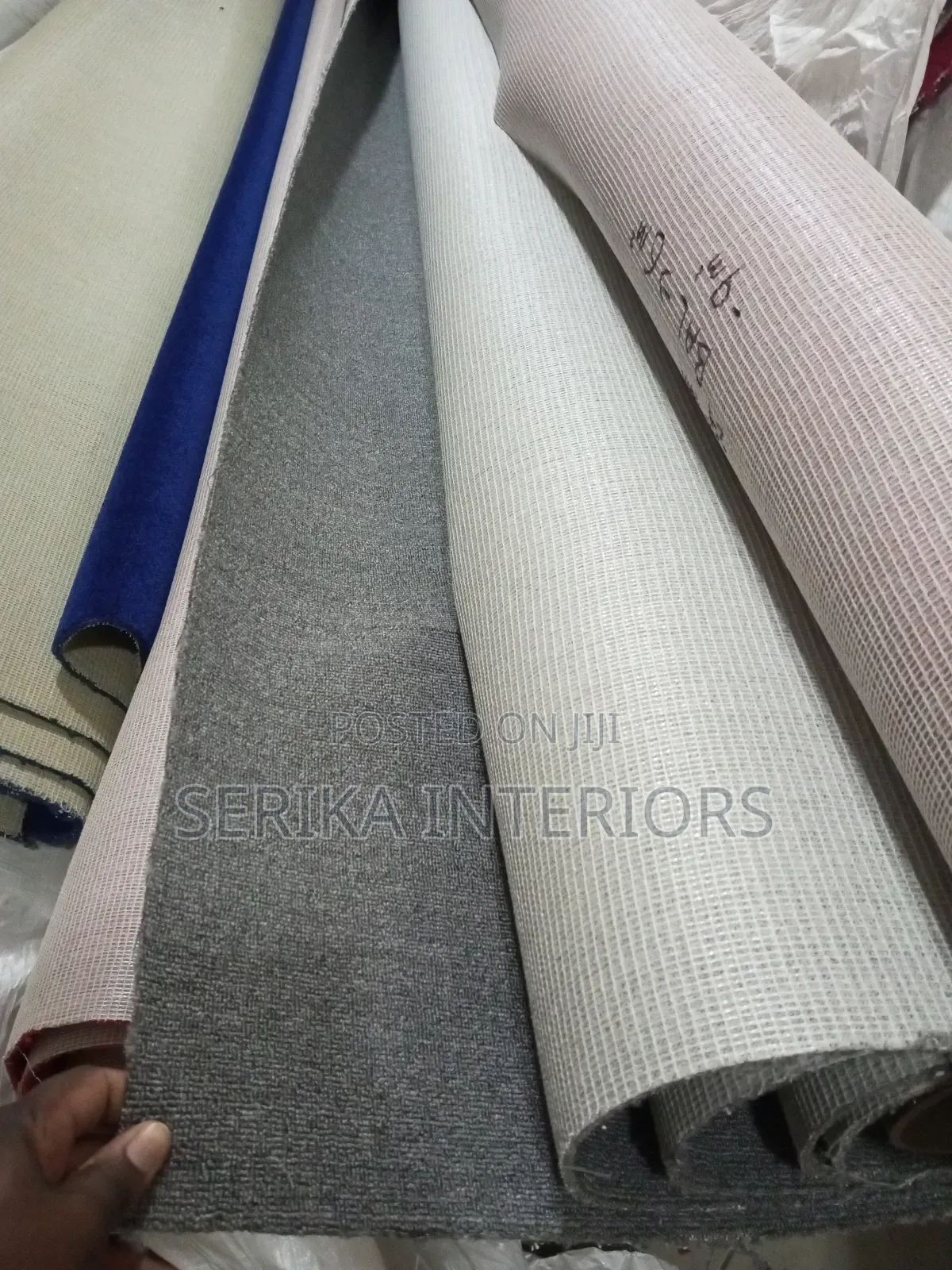 Light Grey Wall to Wall Carpet Office Carpets Environmental Friendly