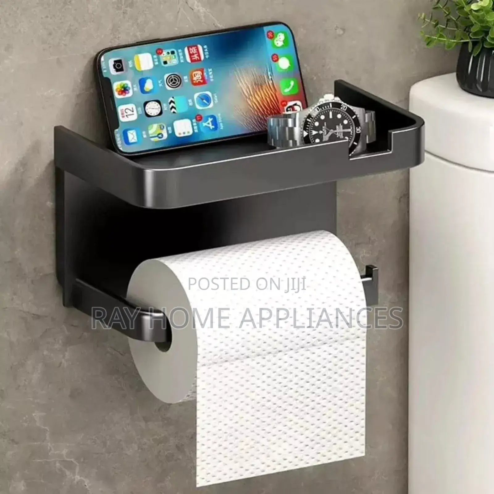 Punch Free Wall Mounted Tissue / Storage Rack Tissue or Soap Rack
