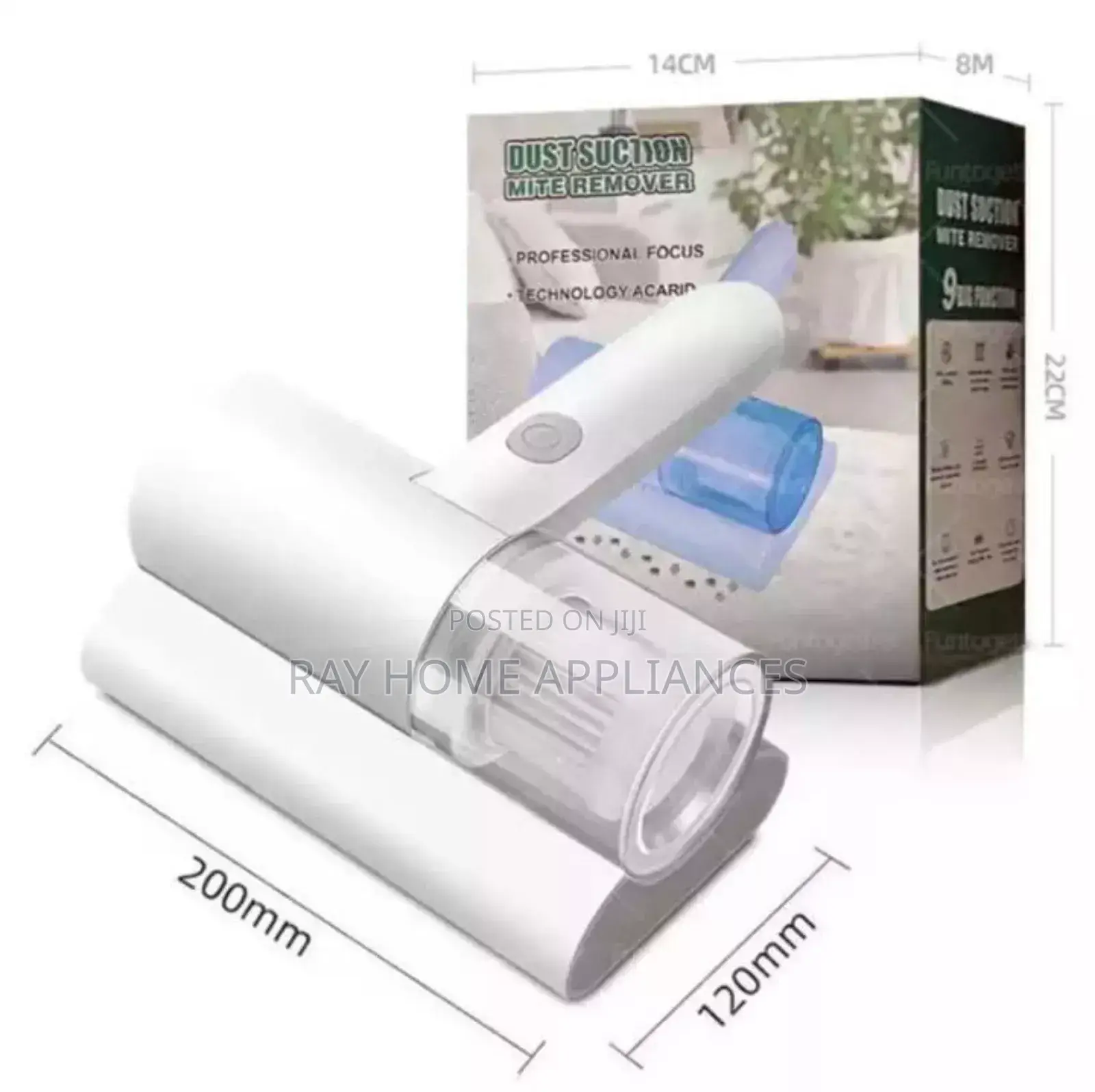 Handheld Vacuum Cleaner 10kpa Uv Cordless Mite Removal Instrument