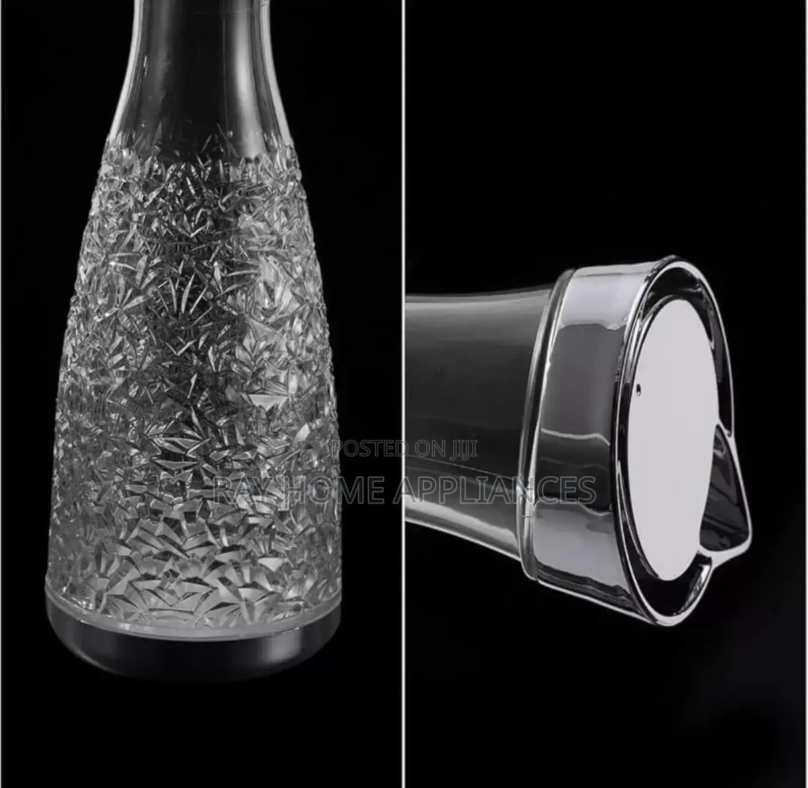 Embossed Acrylic Pitcher Jars 1000ml