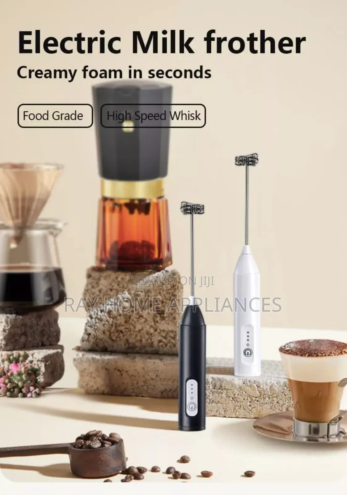 3 Speed Electric Milk Frother 550