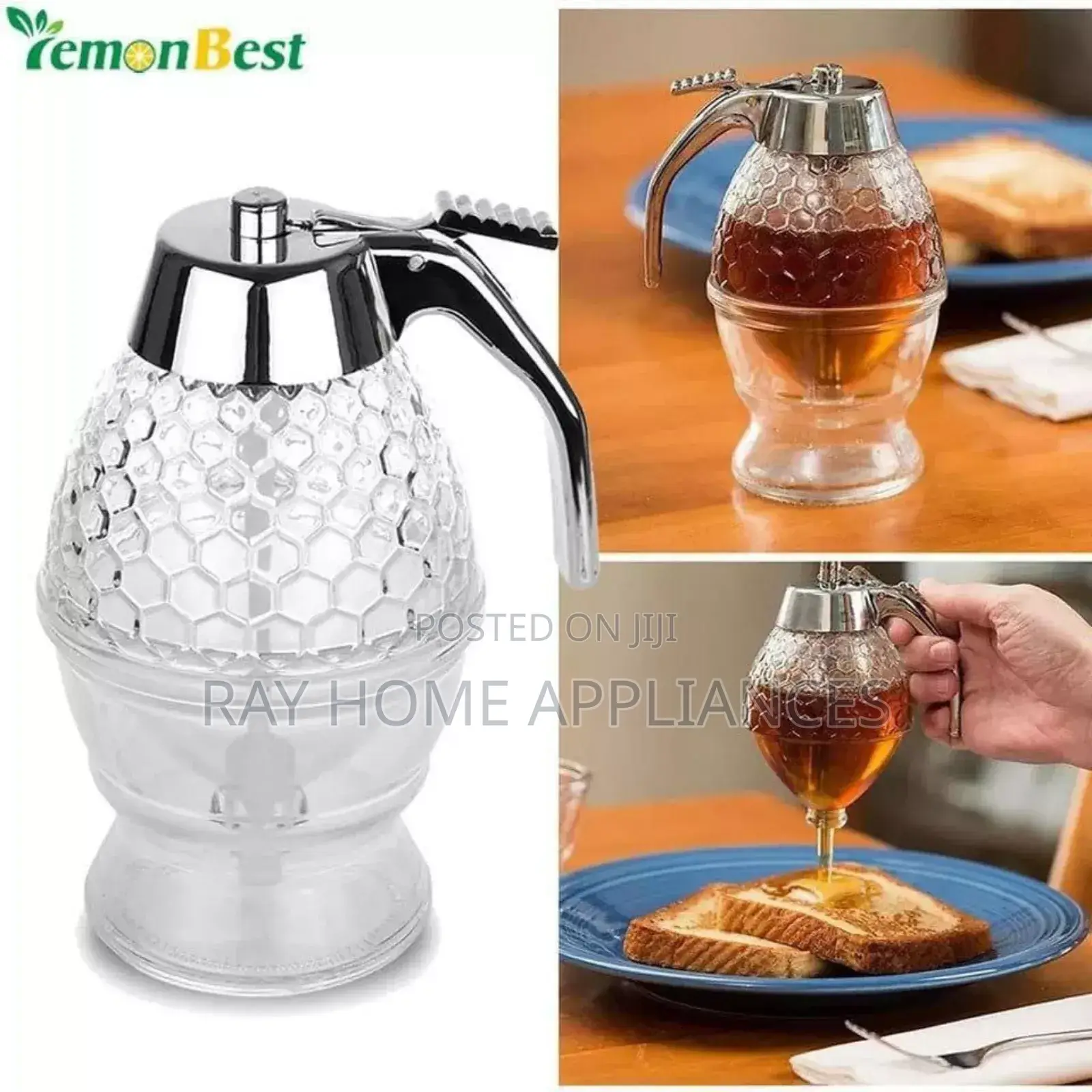 Acrylic Honey Dispenser Material Transparent