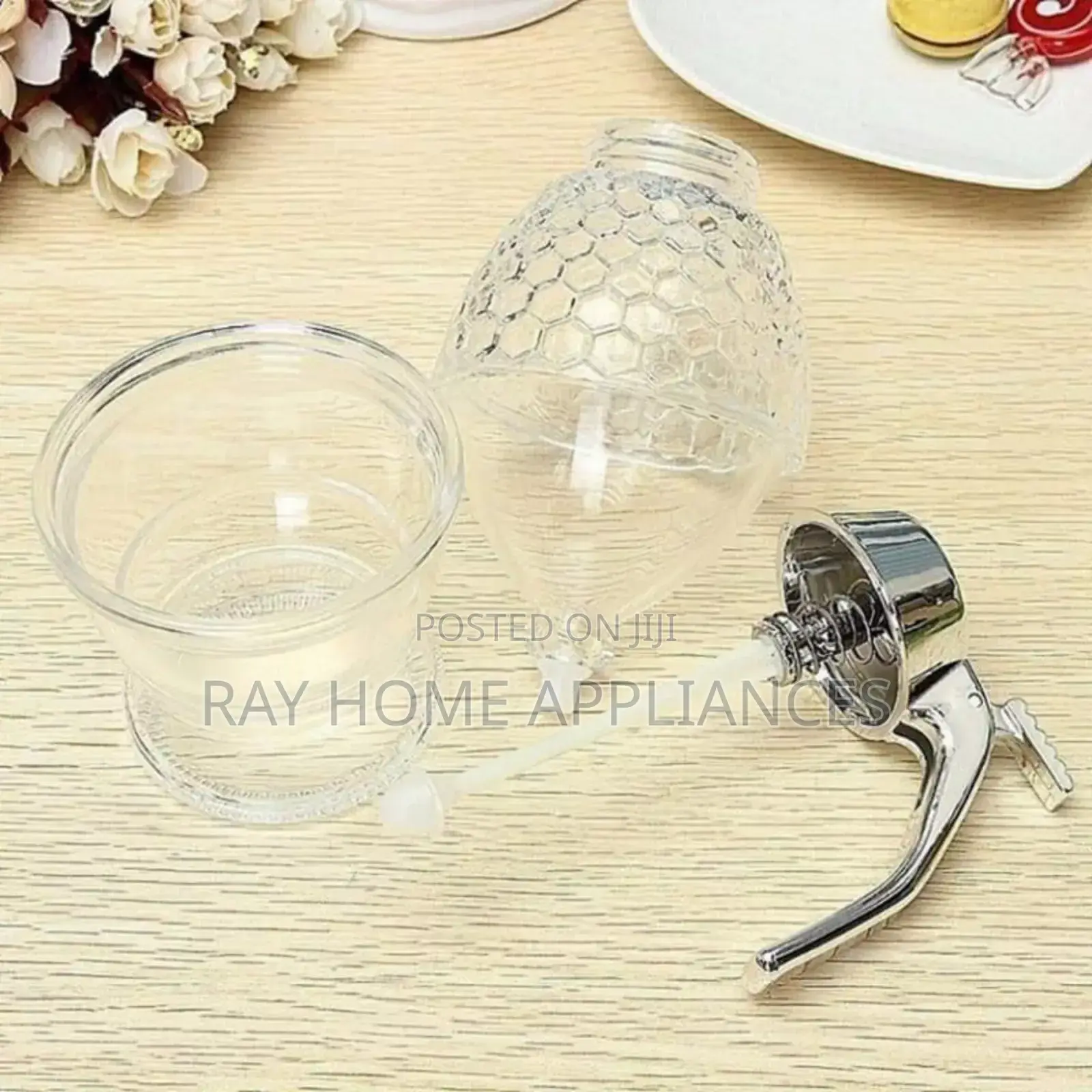Acrylic Honey Dispenser Material Transparent