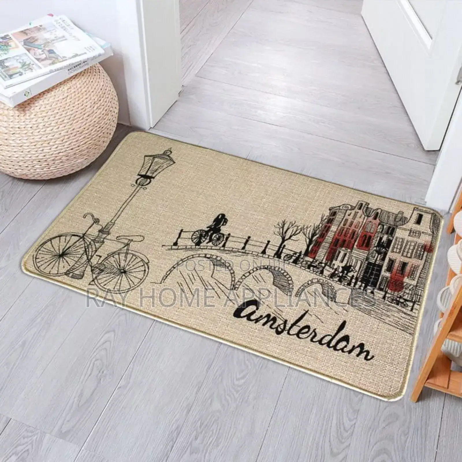 Rubber Bottom Entry Door Mat Size 40x60cm