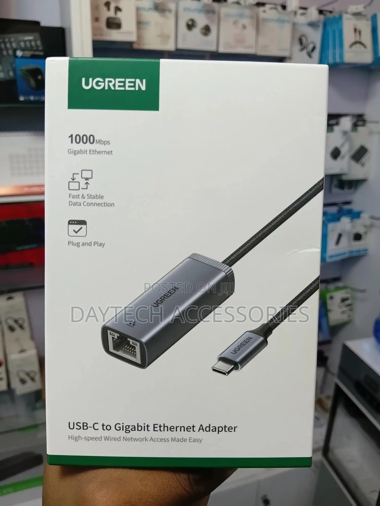 Ugreen Usb Type C Tom Ethernet Adapter Gray Cm199