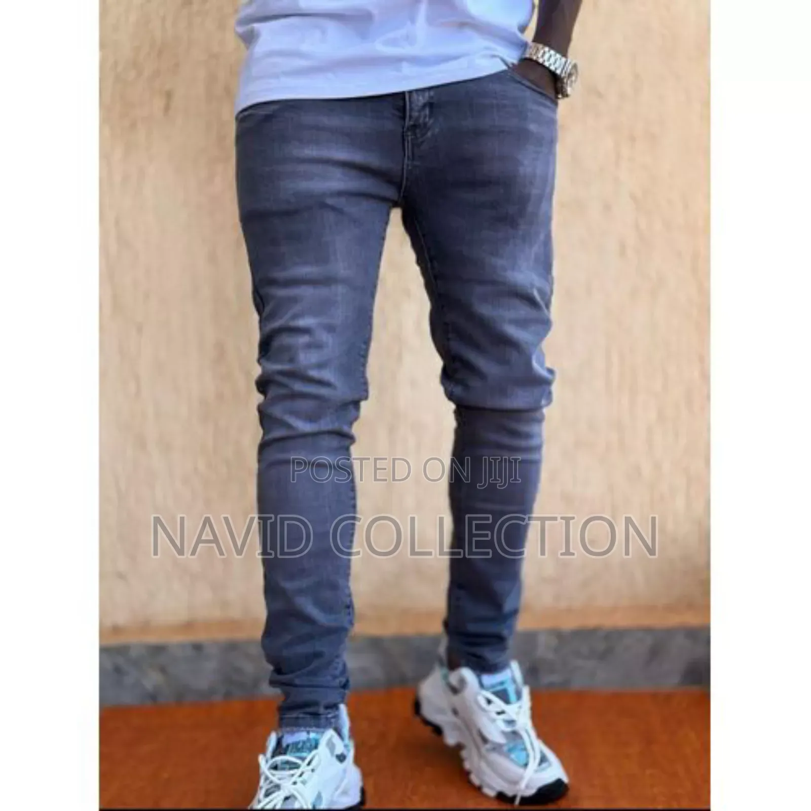 Dark Grey Slimfit Jeans