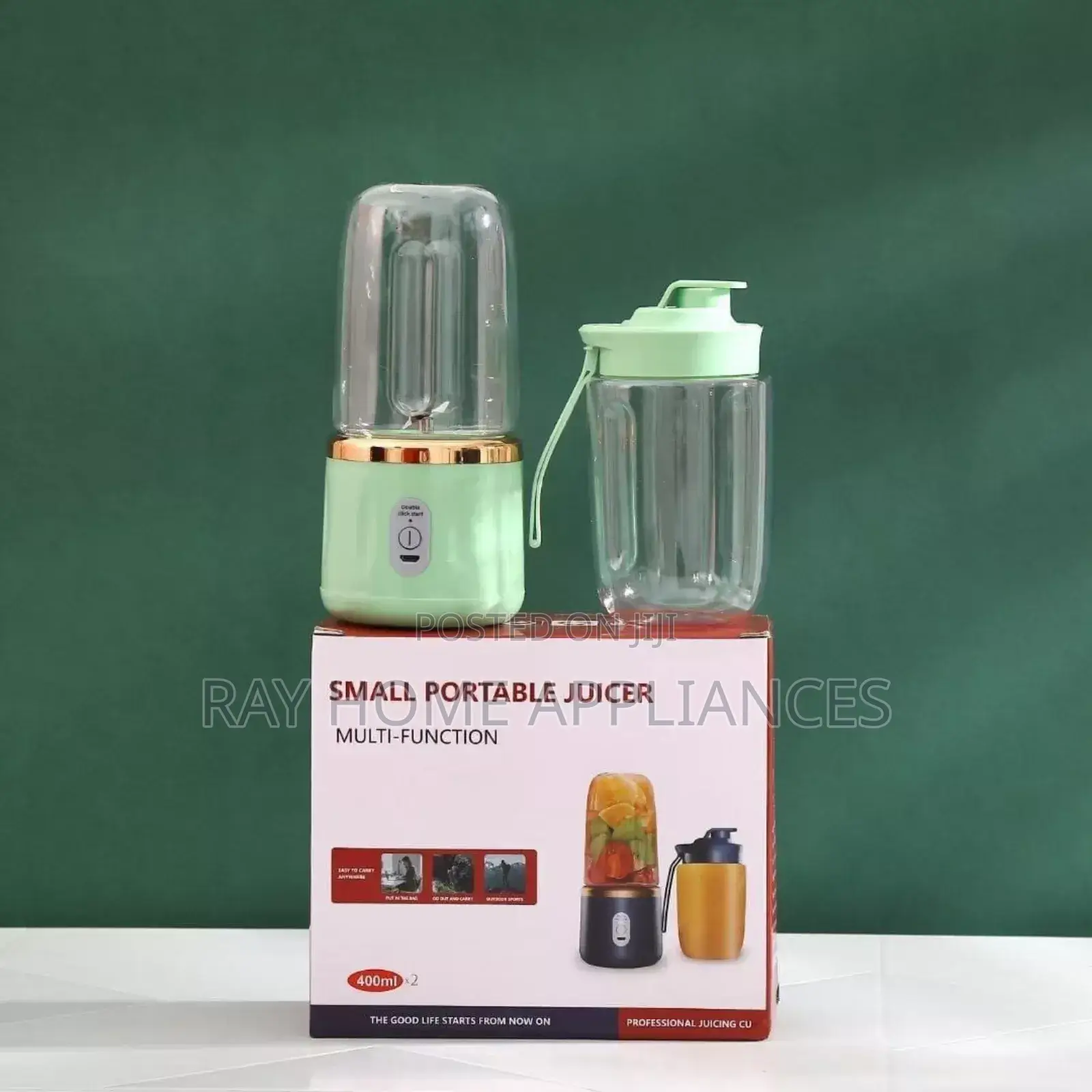2 Pieces Rechargeable Portable Blender
