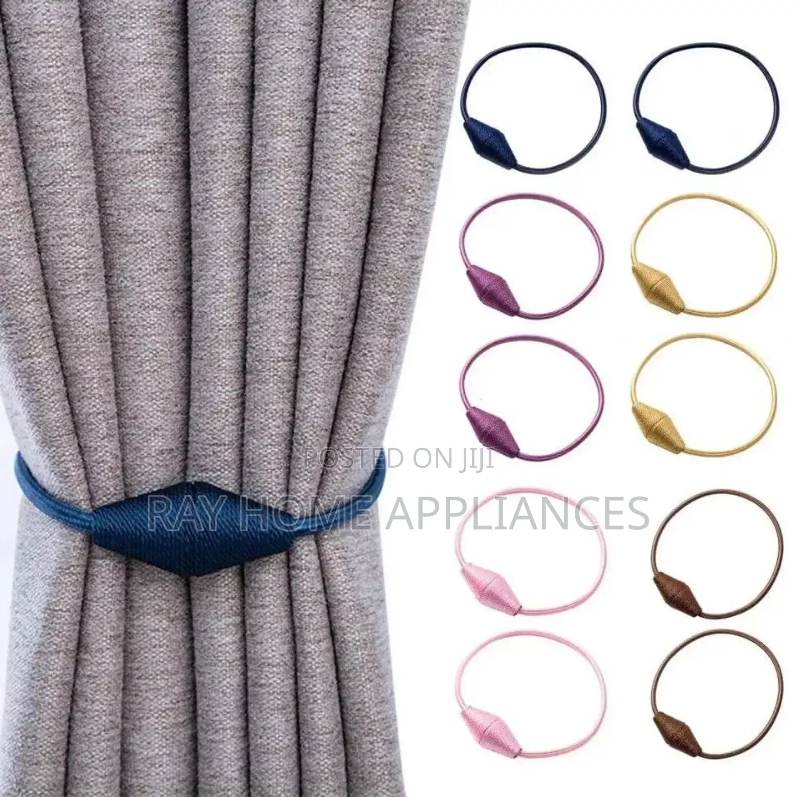 Magnetic Curtain Tiebacks (2pcs)
Handmade
