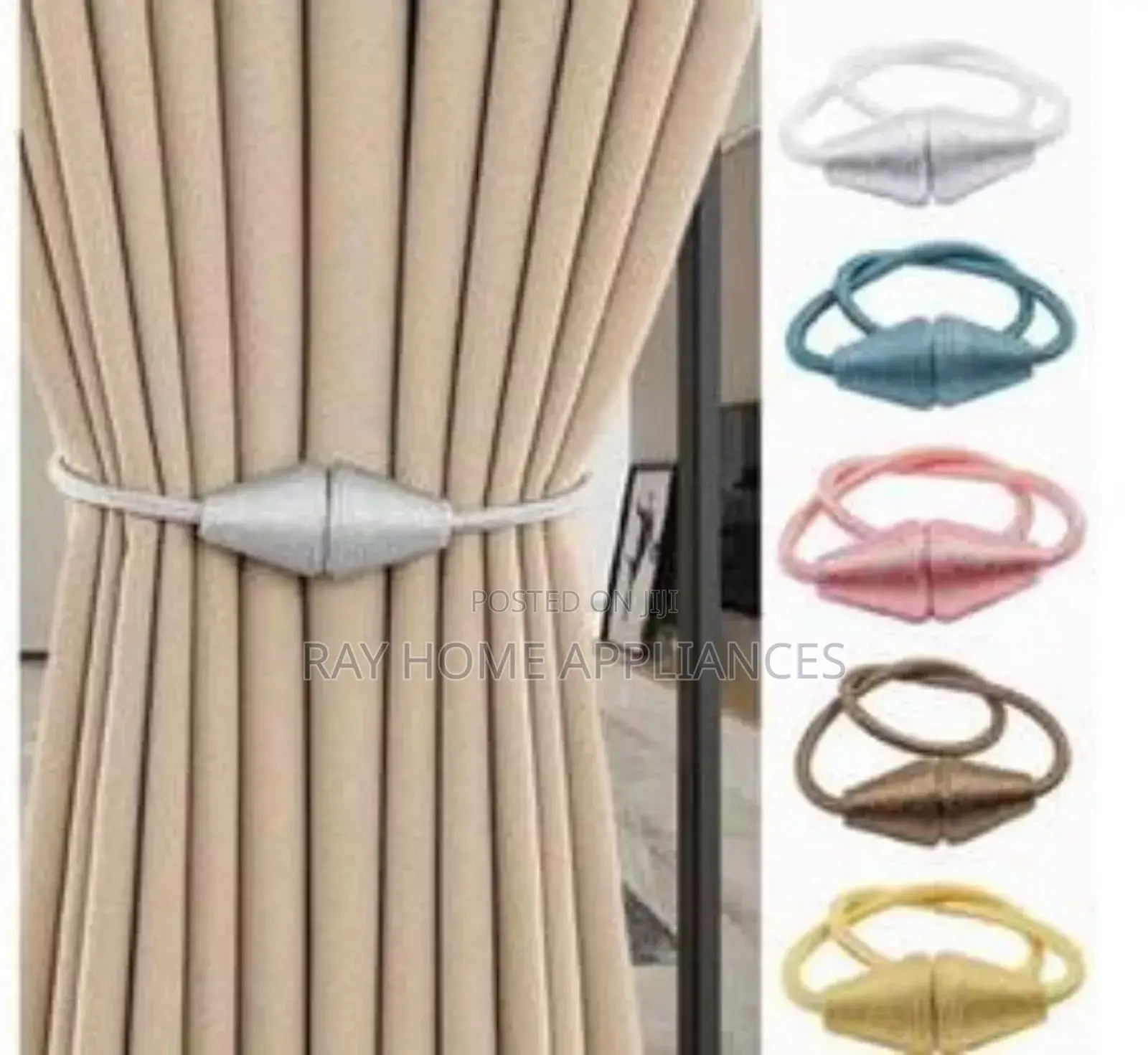 Magnetic Curtain Tiebacks (2pcs)
Handmade