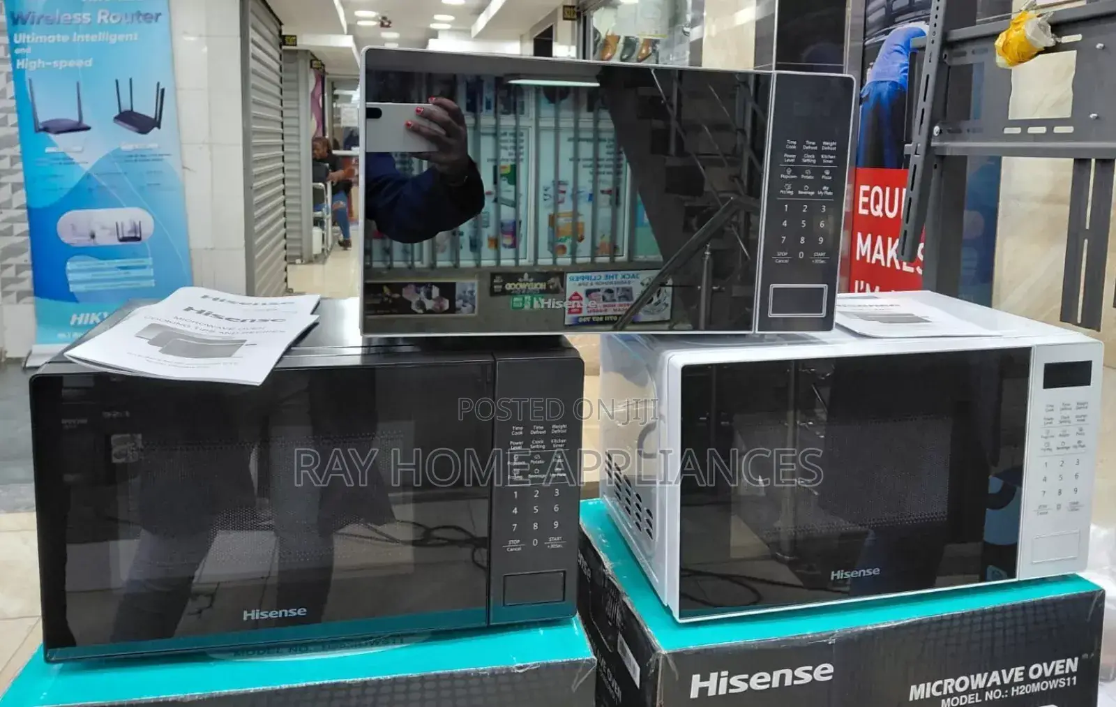 20litres Counter -Tops Hisense Digital Microwave Black,White,Silver