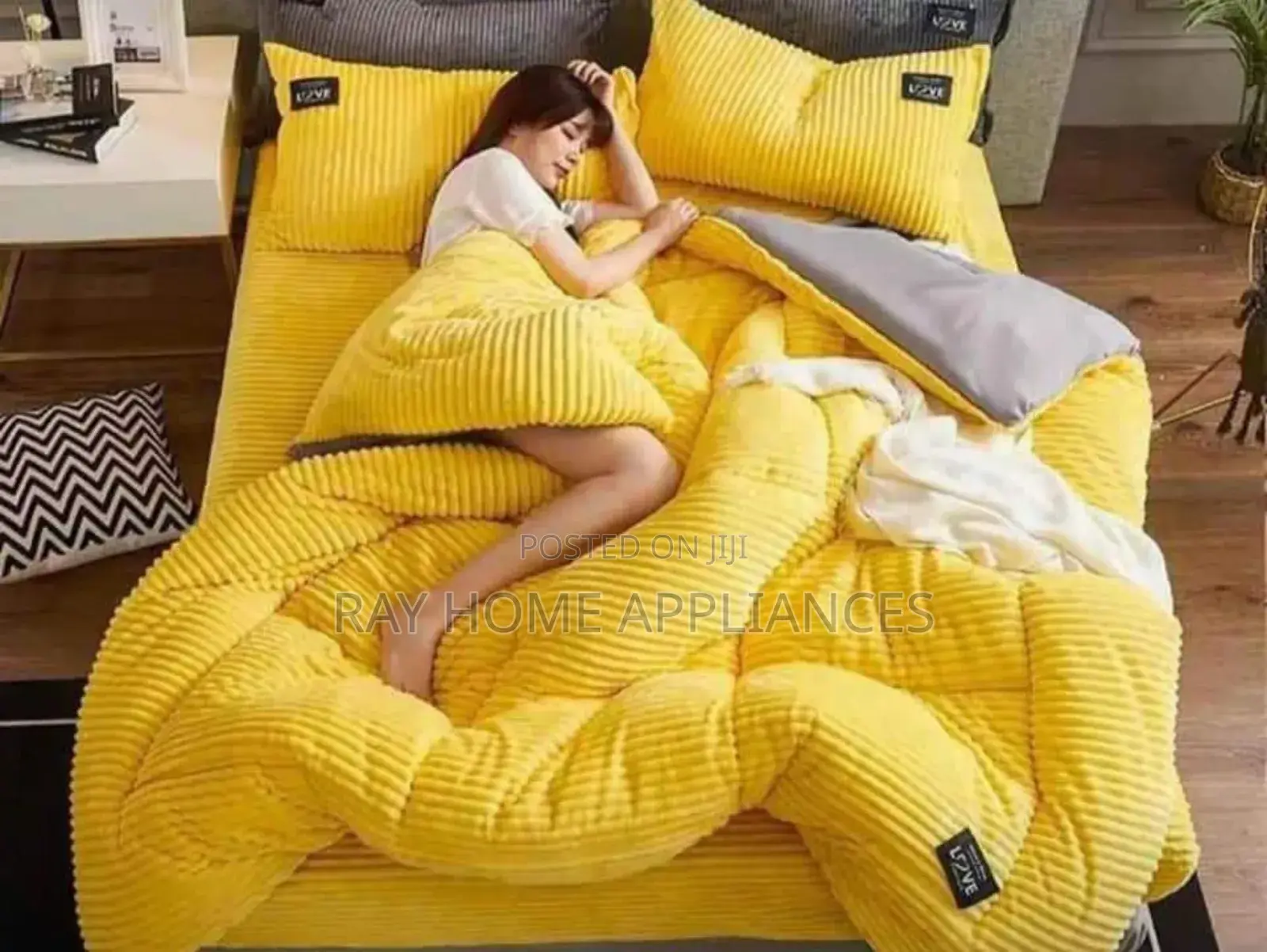 Velvet Duvets 1pc Duvet ,1pc Bedsheet ,2pcs Pillow Cases 6x7
