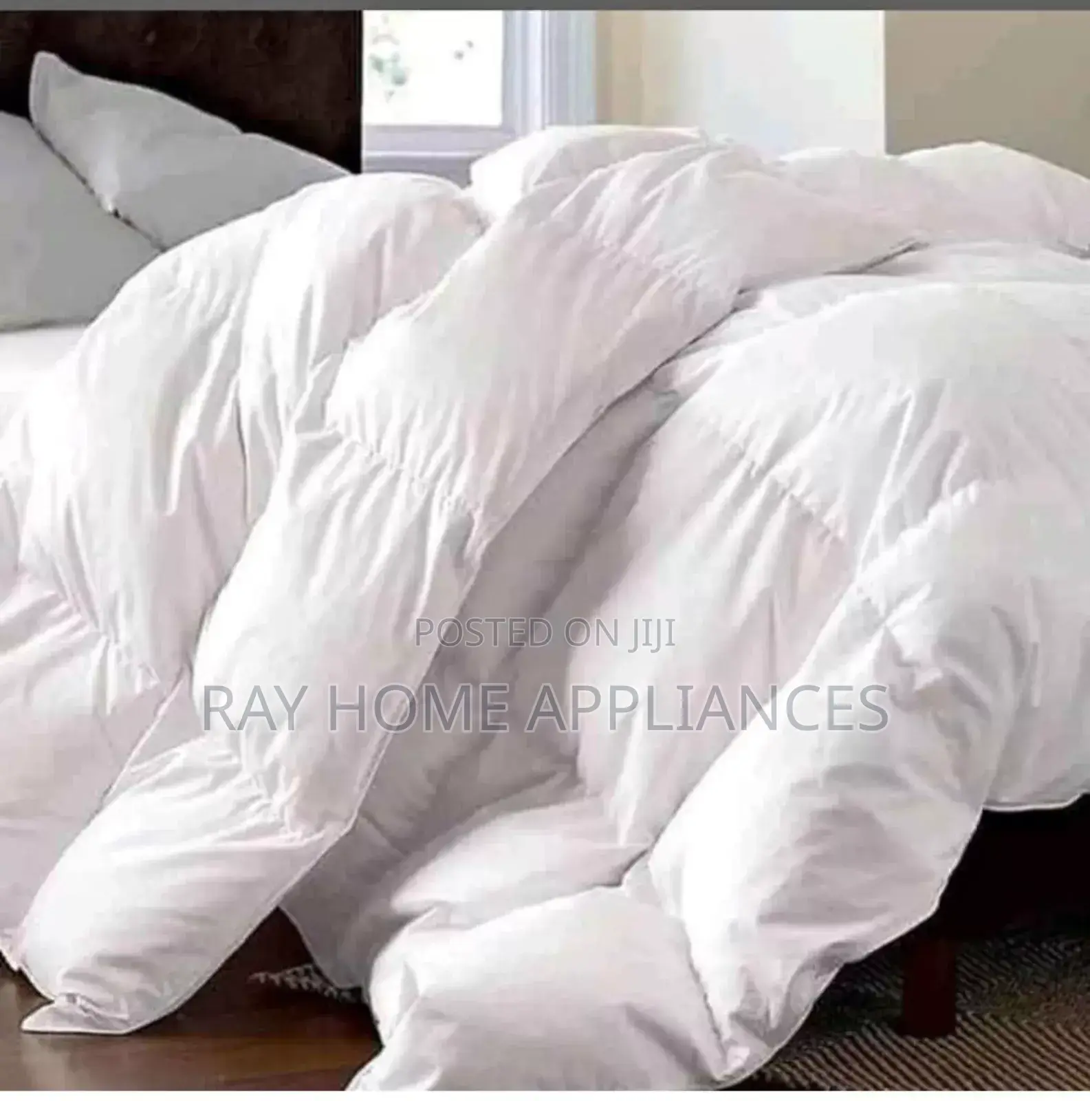 Single Piece White Striped Duvet Pure Cotton 6×7