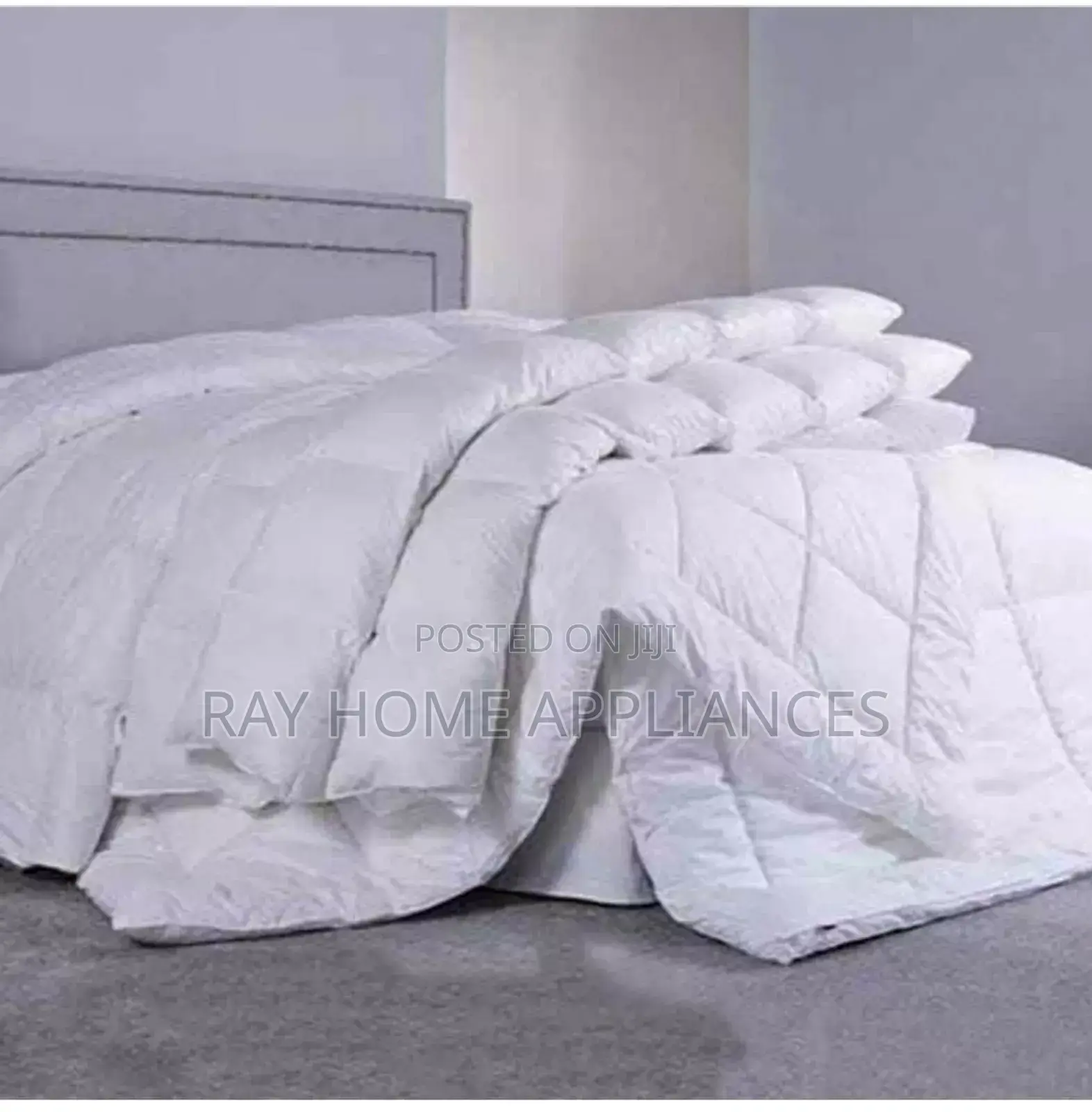Single Piece White Striped Duvet Pure Cotton 6×7
