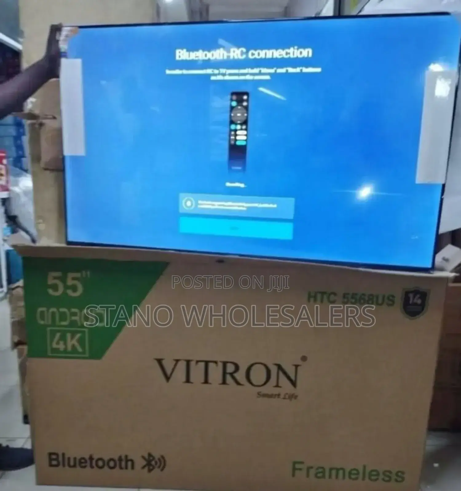 Remote Control Vitron 55 Inch 4 K Tv
