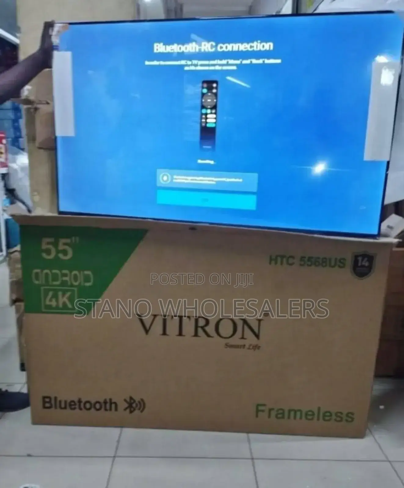 Remote Control Vitron 55 Inch 4 K Tv