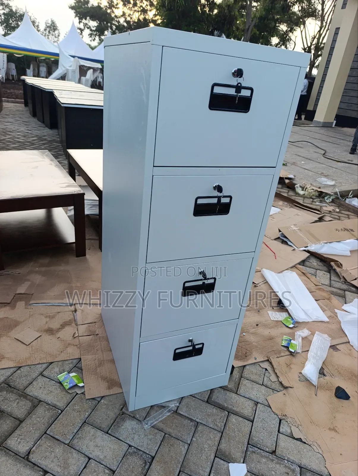 Metallic Filing Office Cabinet
