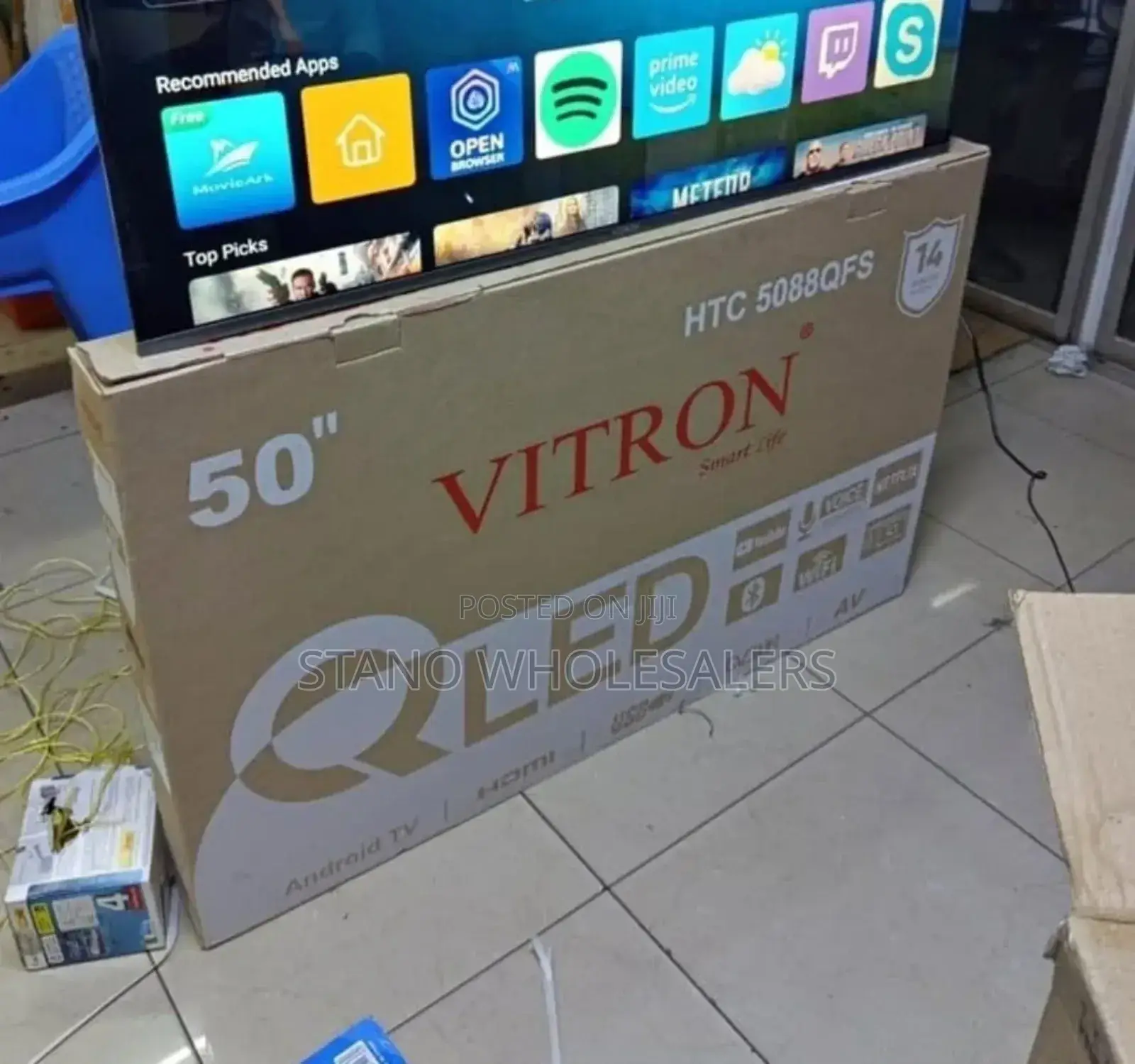 Vitron Qled 50 Inch Android Tv - 14 Months Warranty
