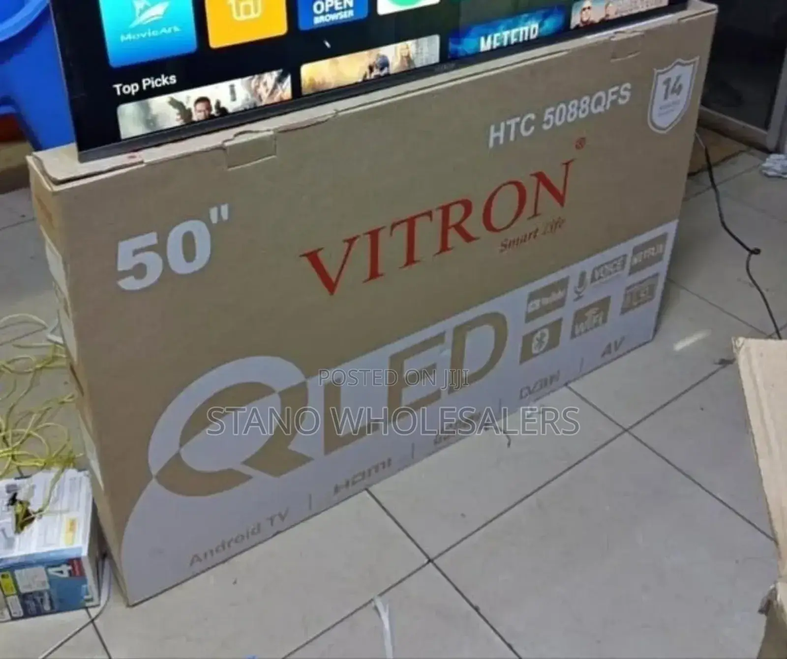 Vitron Qled 50 Inch Android Tv - 14 Months Warranty