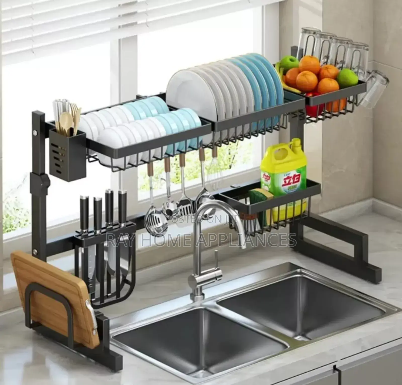 Over the Sink Single Layer Colours Black