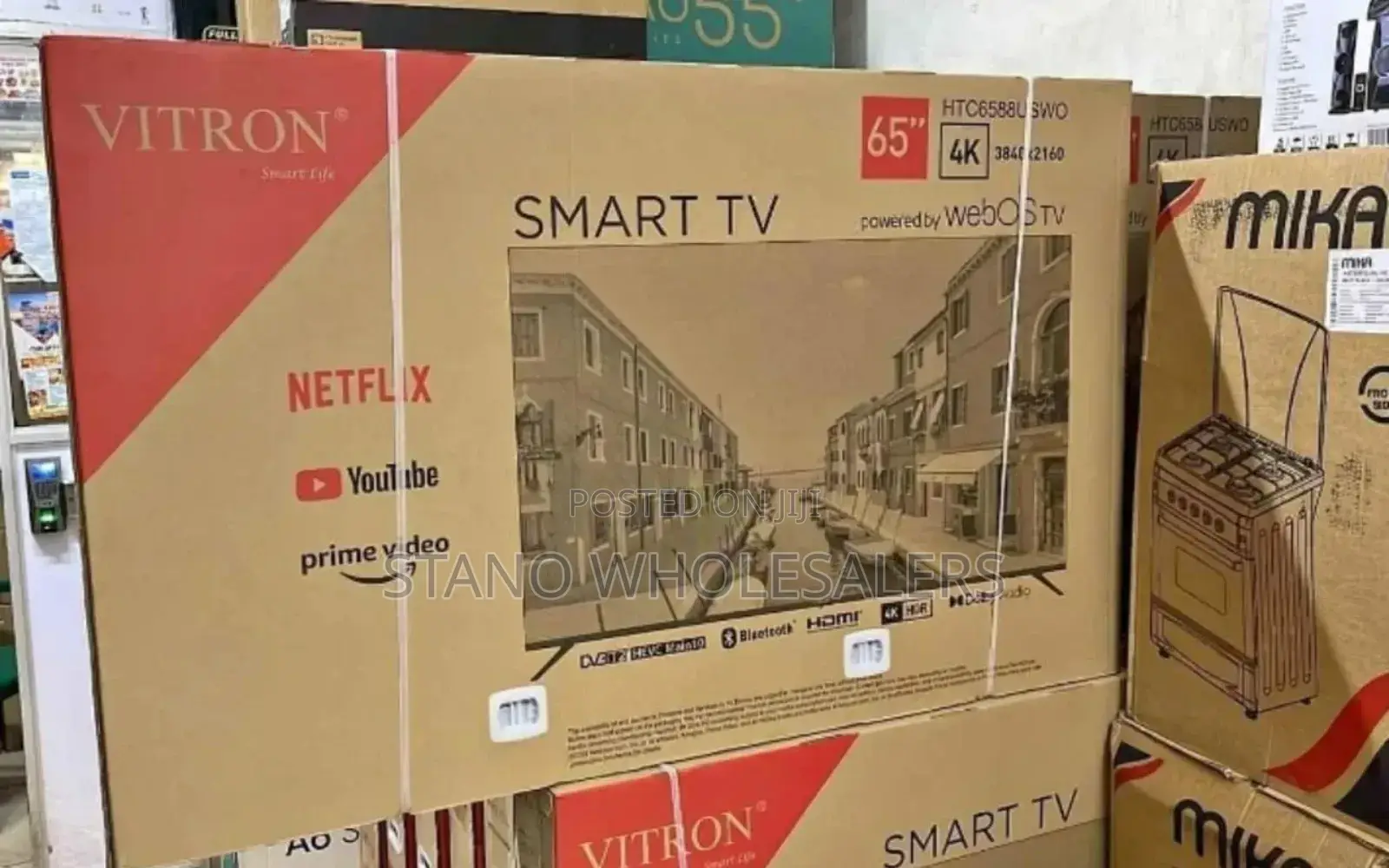 Frameless Webos Vitron 65 Inch Television