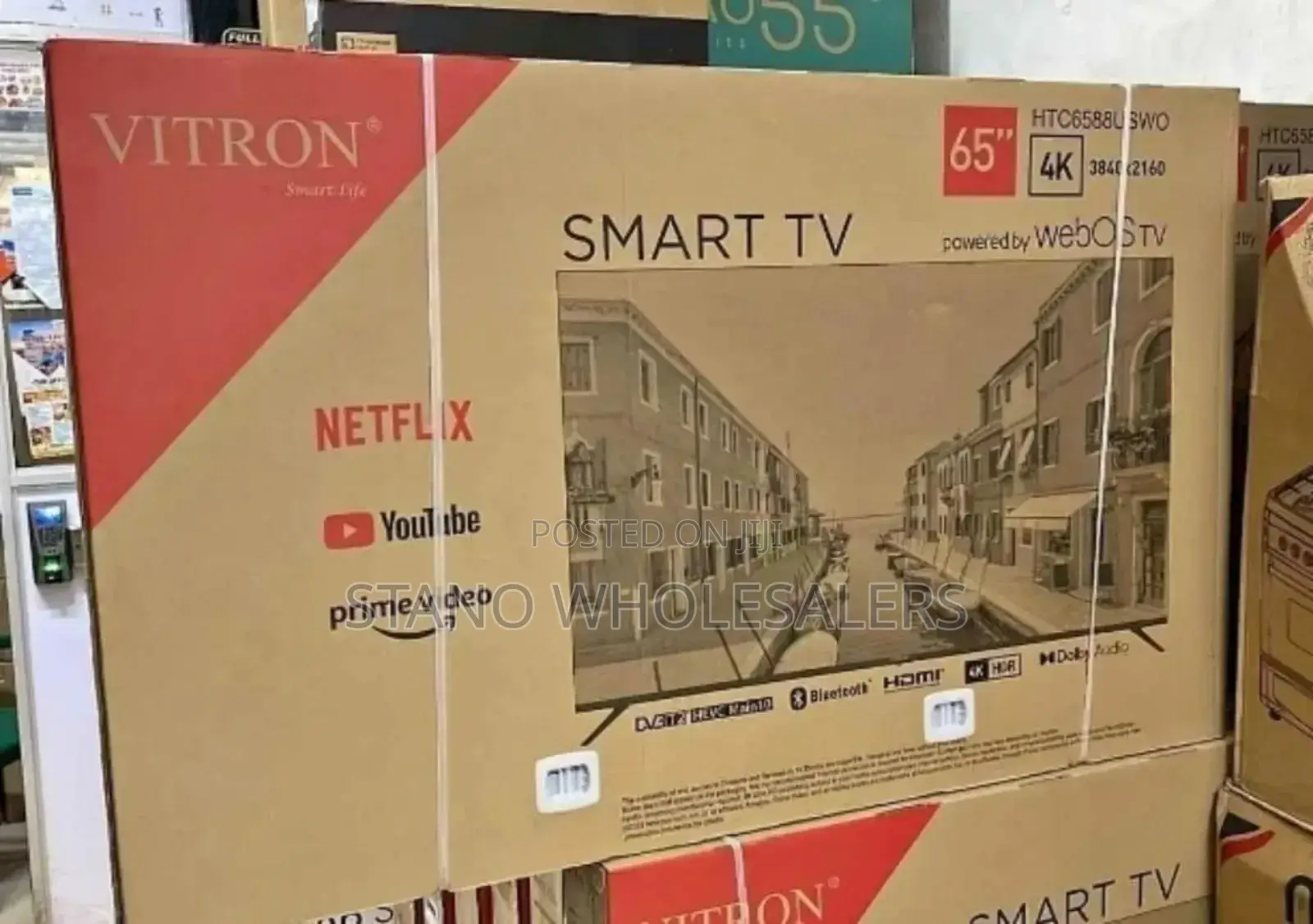 Youtube Netflix Webos Vitron 65 Inch Television