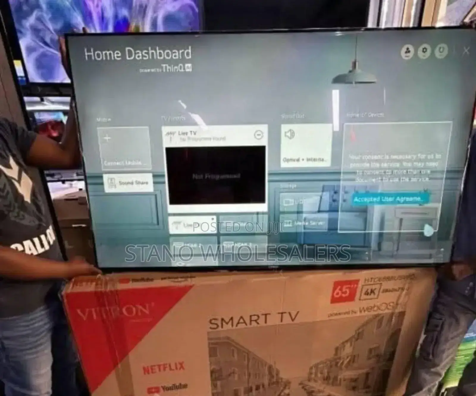 Remote Control Webos Vitron 65 Inch Television