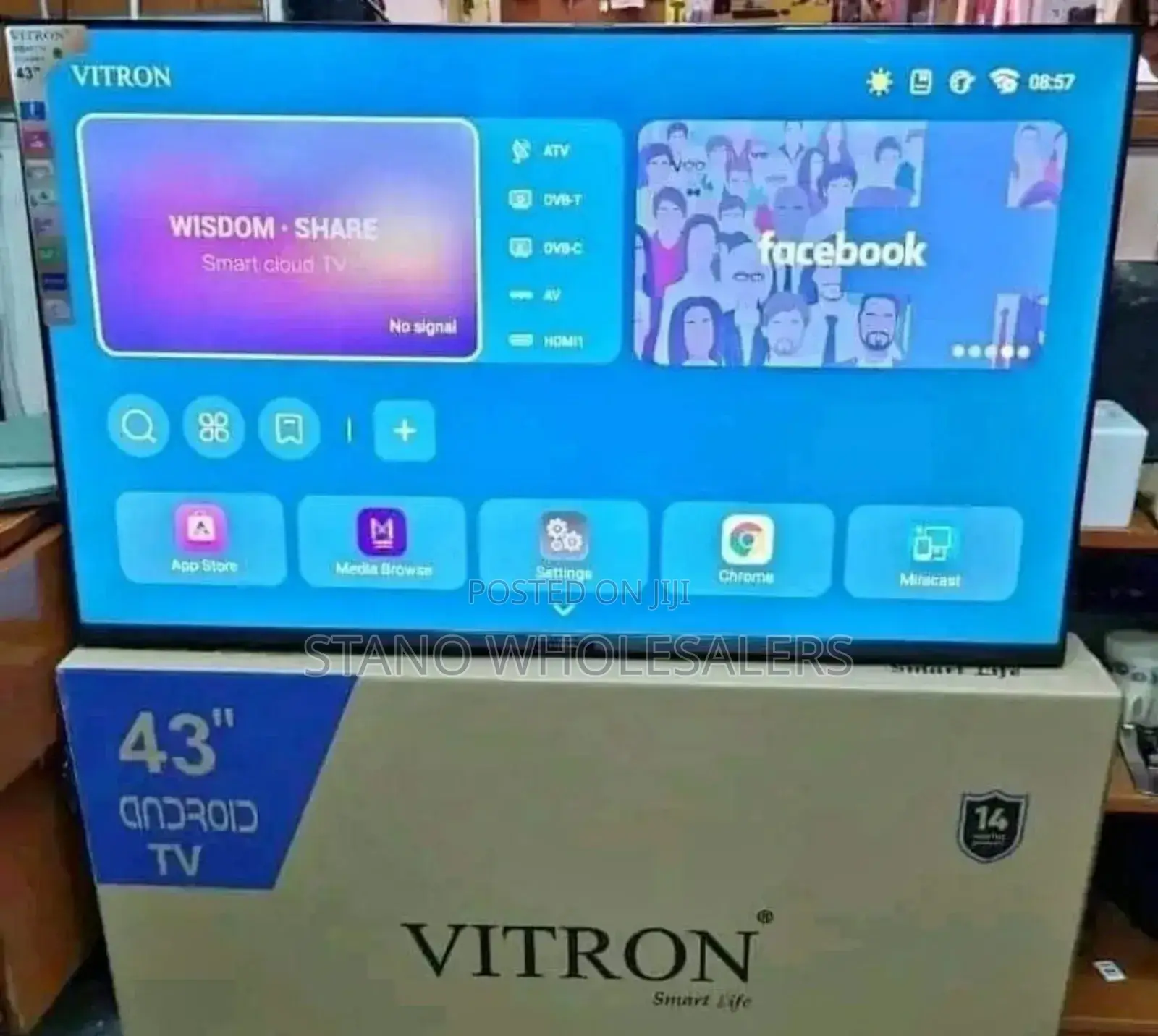 New Model Vitron 43 Inch Android Television HTC 4388fs
