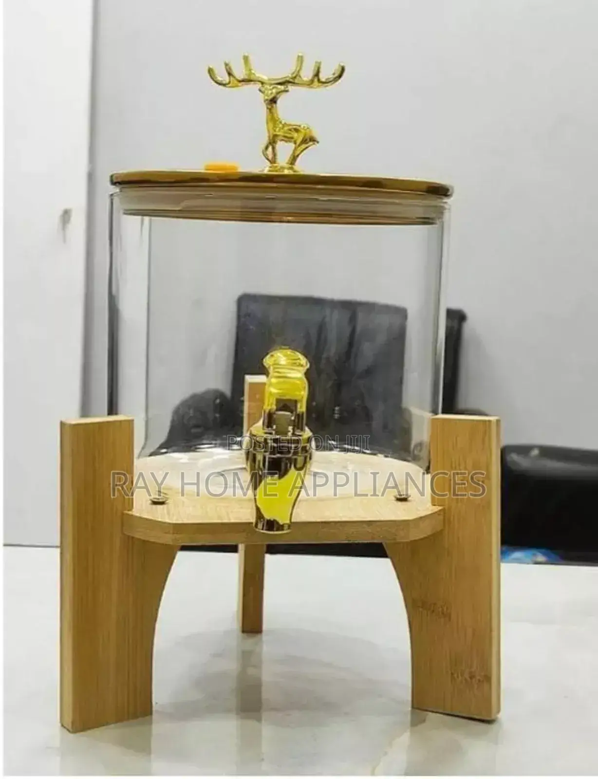 Juice/Beverage Dispenser 5.5 Litres With Bamboo Stand