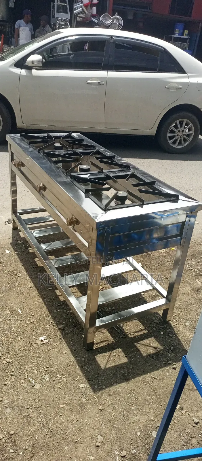 Commercial Stainless Steel Three Burner Gas Grill Jikos