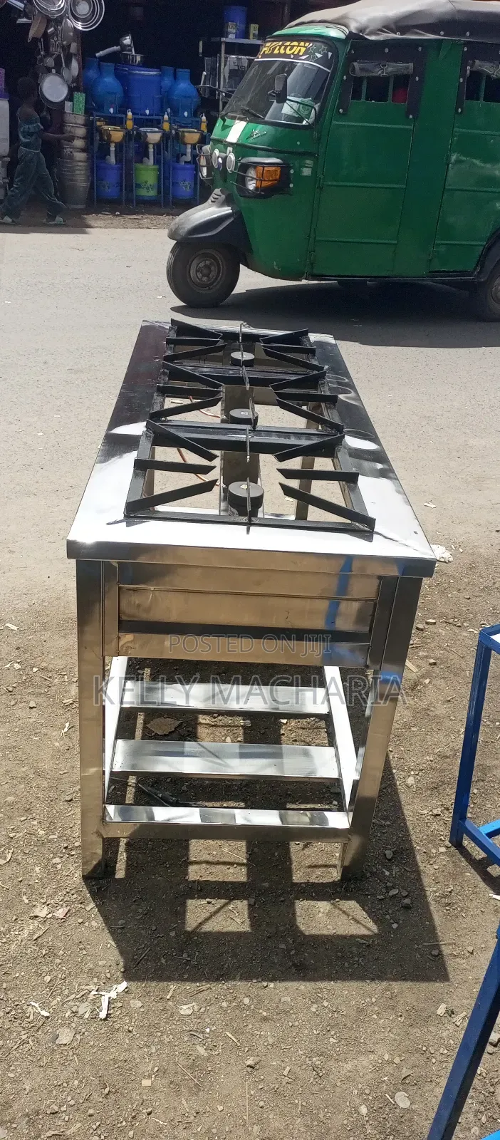 Commercial Stainless Steel Three Burner Gas Grill Jikos