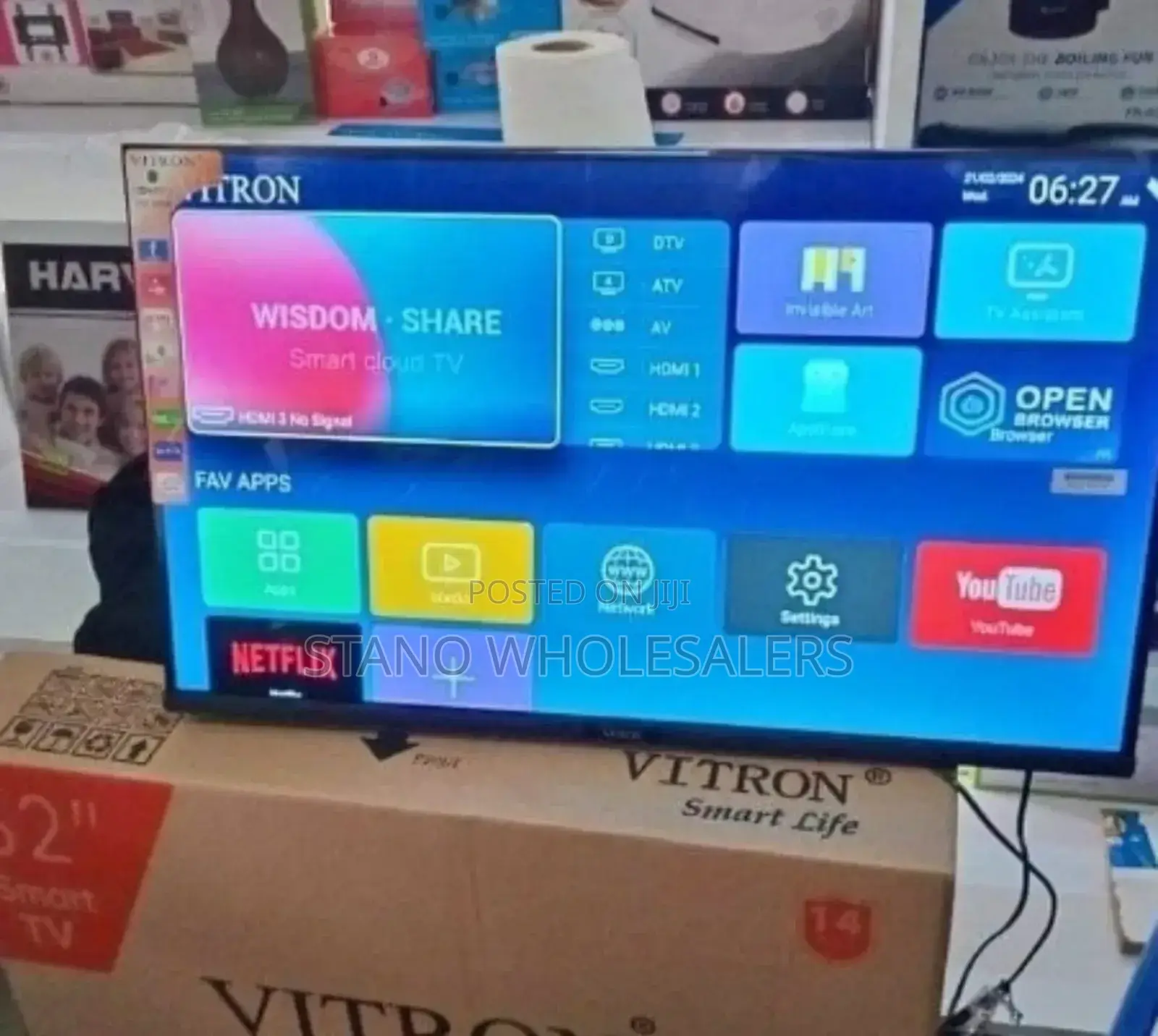 Frameless Vitron 32 Inch Smart Tv