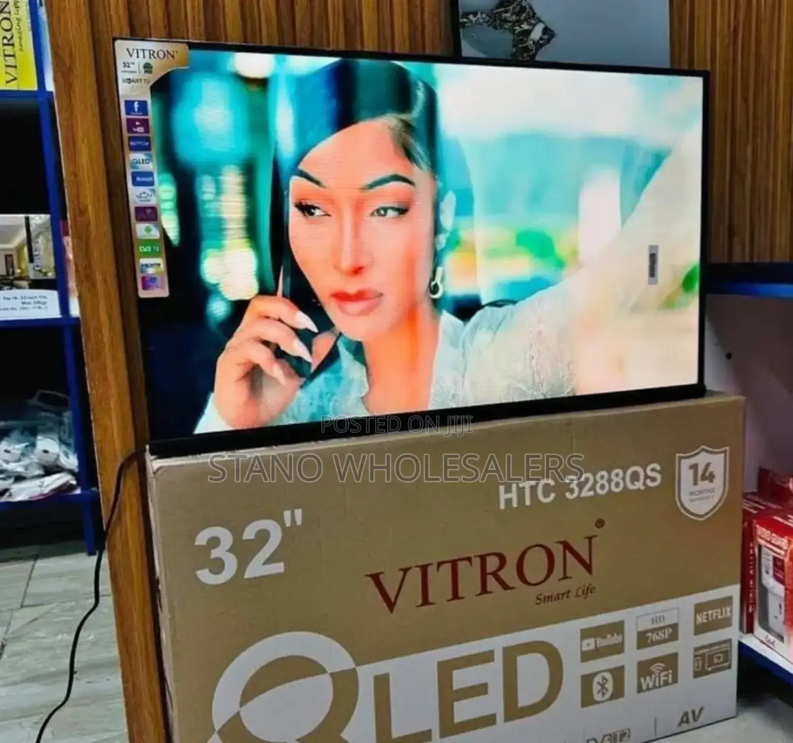 Wifi Enabled Vitron Qled 32 Inch Smart Tv