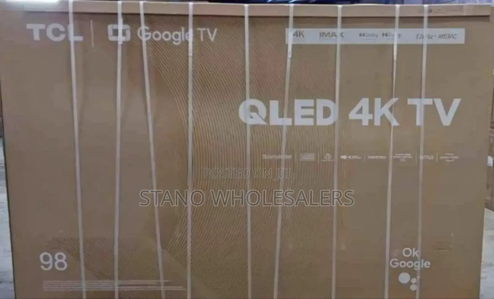 Youtube Netflix Prime Video TCL 98 Inches C6k Qled Television