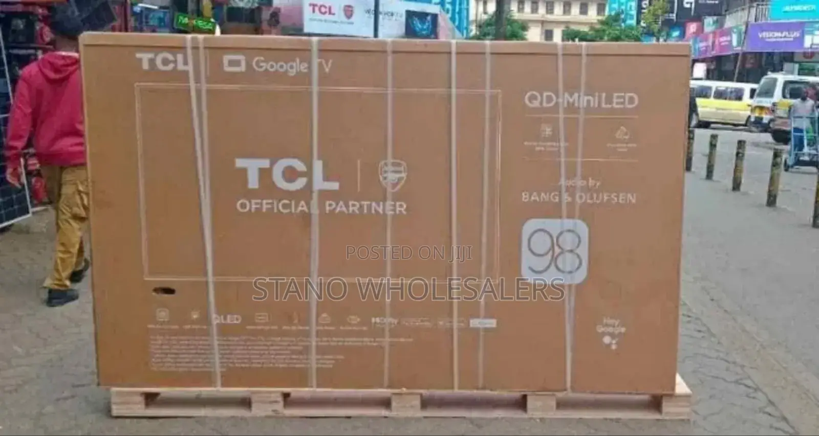 Youtube Netflix Prime Video TCL 98 Inches C6k Qled Television