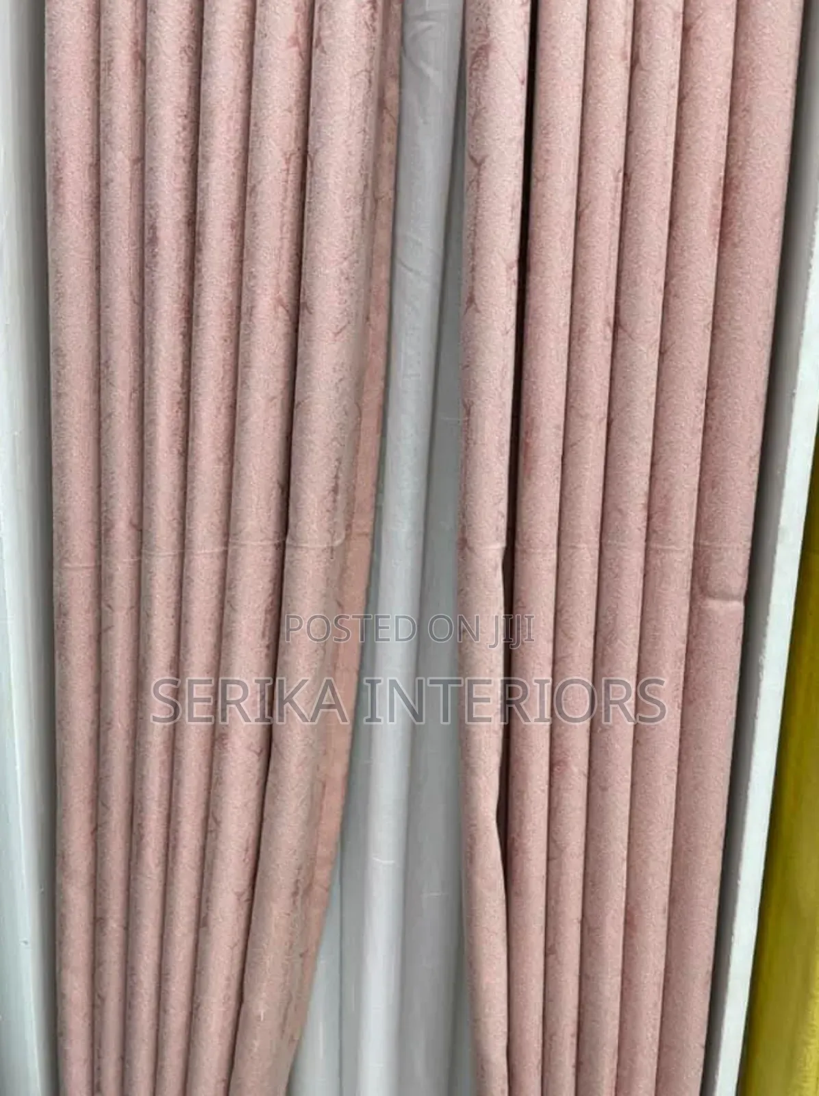Light Pink Curtains Curtains Environmental Friendly Approved