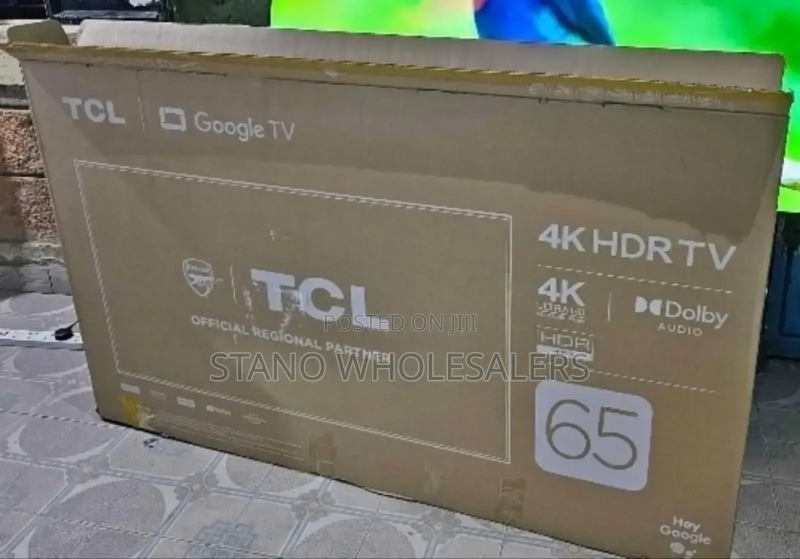 4 K HDR Google Tv TCL 65inch