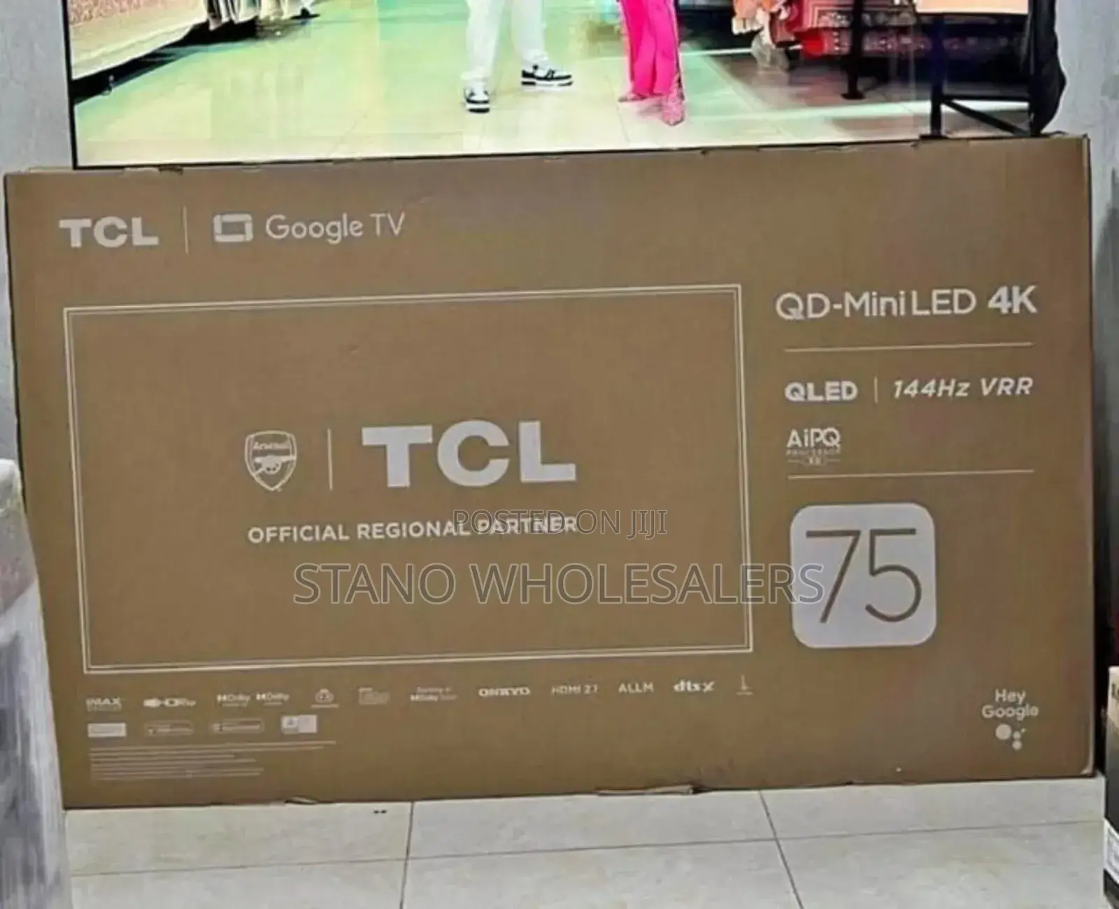 Goggle Tv Qled 4 K 75 Inch Frameless TCL