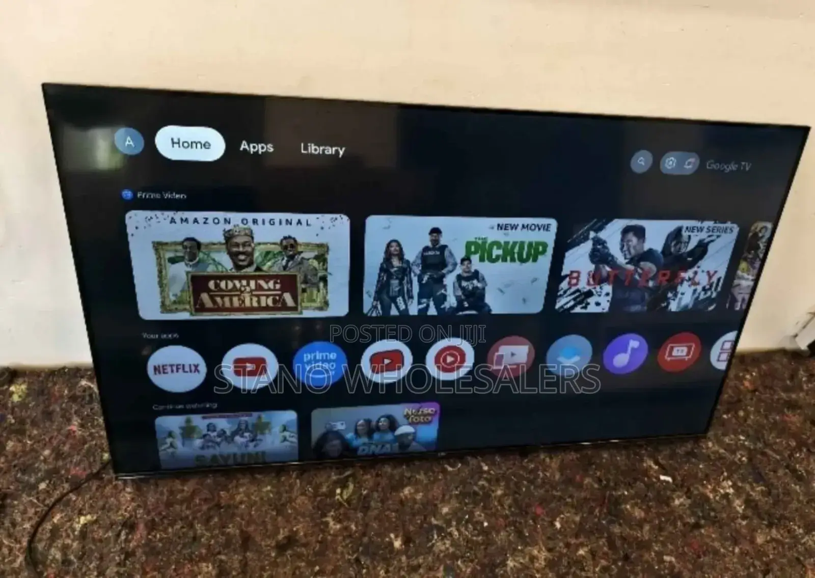 Frameless TCL 50 Inch 4 K Television