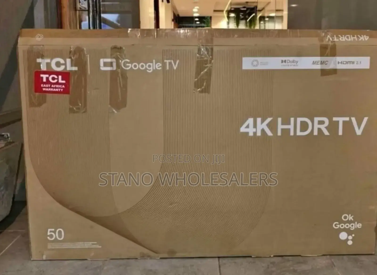 Goggle Tv TCL 50 Inch 4 K HDR Television