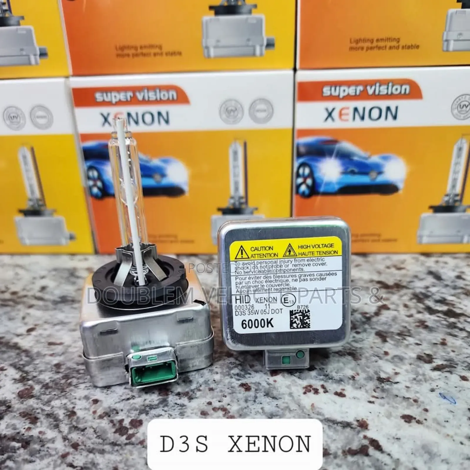 Xenon Headlight Bulb Super Vision D3s 6000k Super Bright 35 Watts/35w