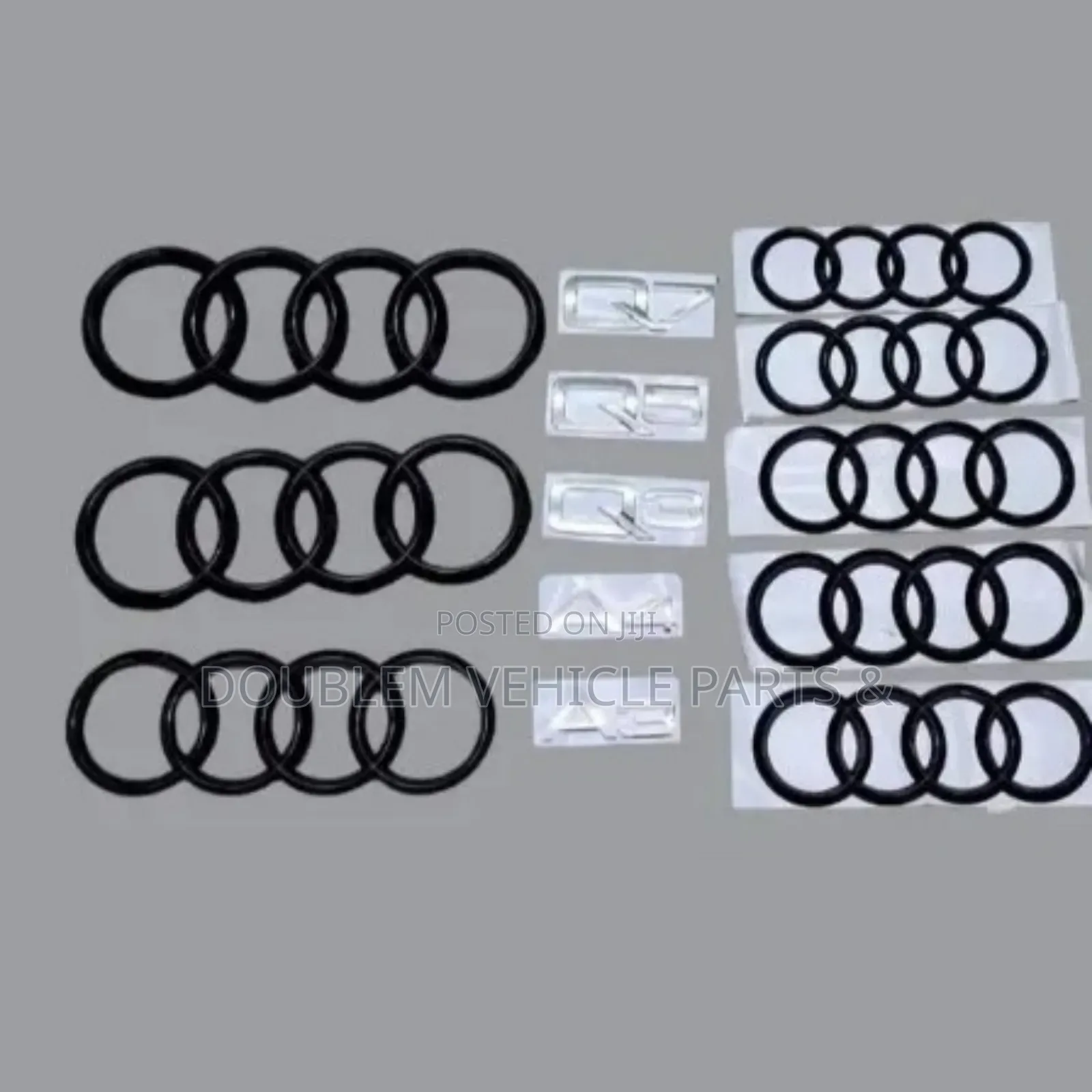 Audi Emblems/Logos/Names/Hoods Q7,Q5,Q3,A4,A3 Front And Rear Chrome