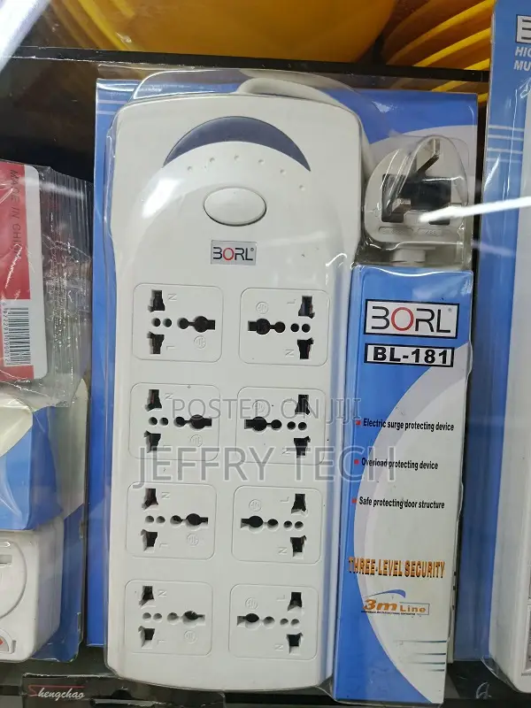 Borl 8-Way Electric Extension Cable, Model Bl-181.