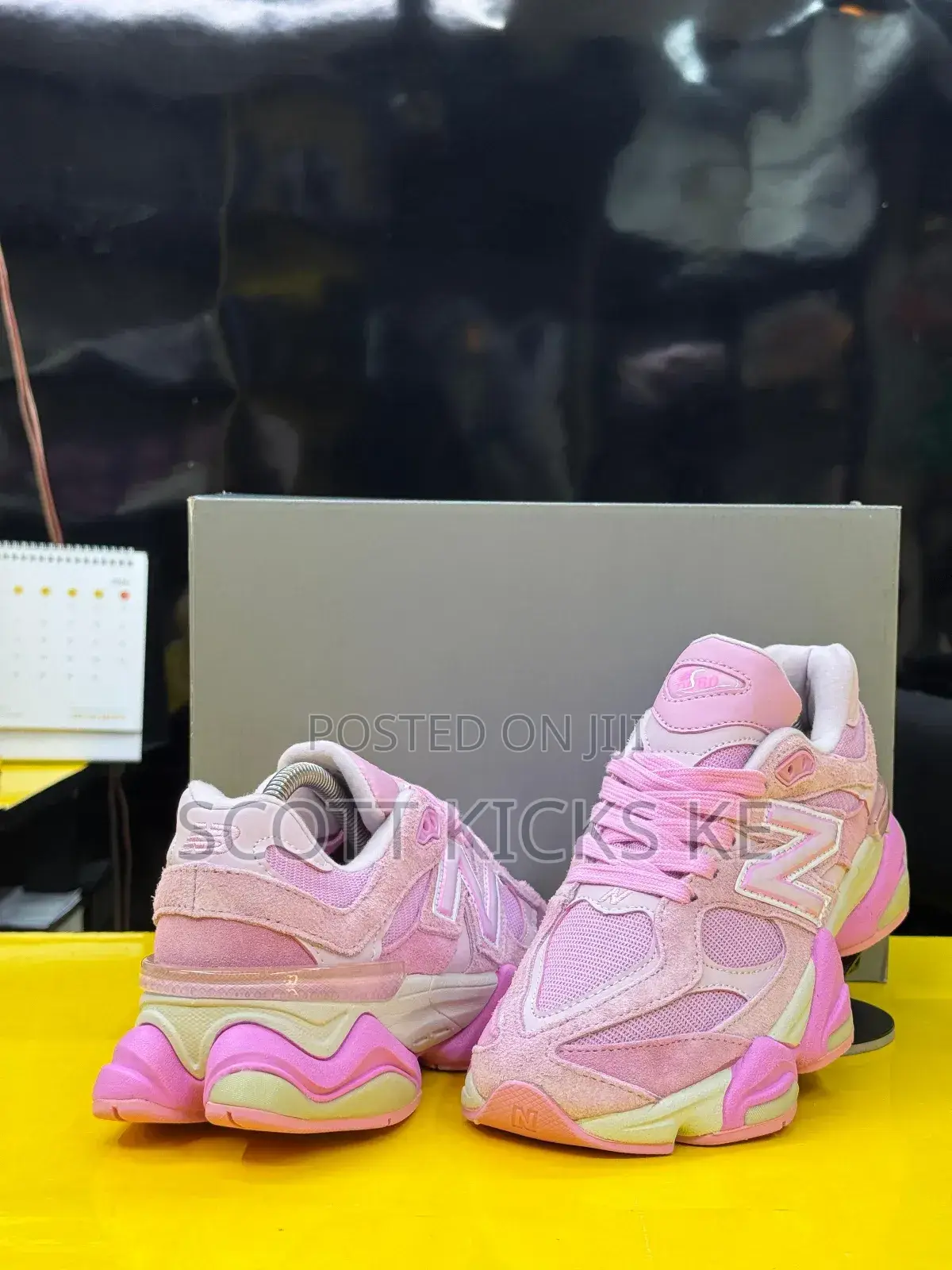 New Balance 9060  Asos
 “ Exclusive Pink Overdye ”