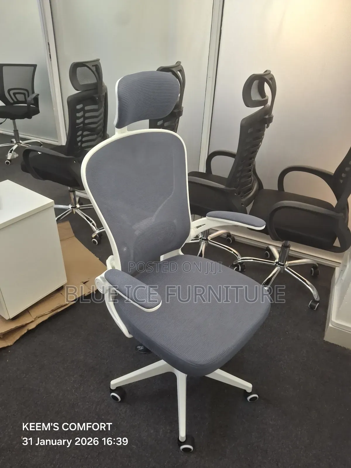 Executive White Office Chair