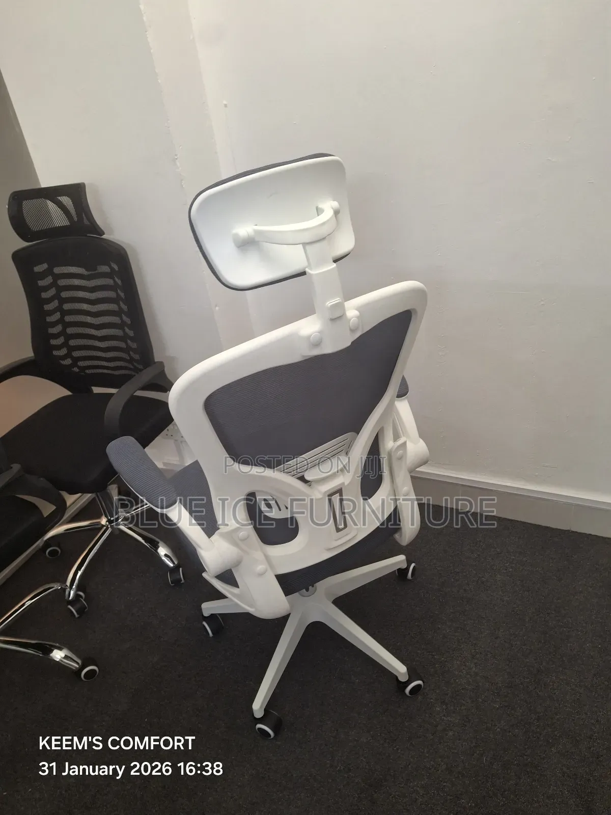Executive White Office Chair